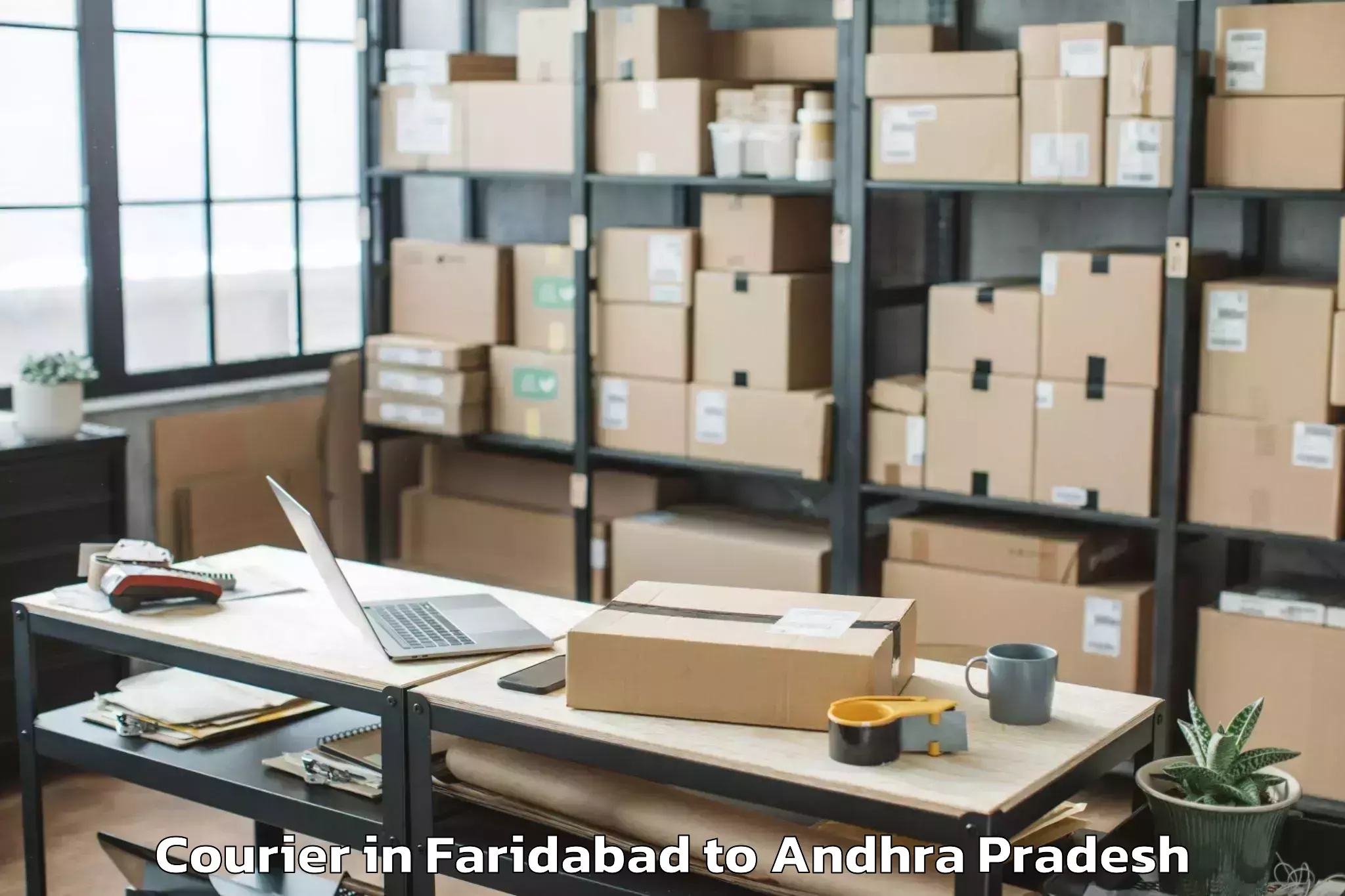 Discover Faridabad to Koduru Courier